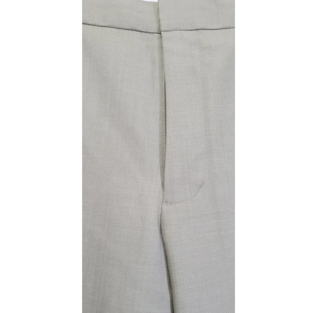 Van Heusen Mens Tan Flat Front Dress Pants Khaki Trousers 36x30 501M118